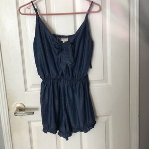 Denim Romper